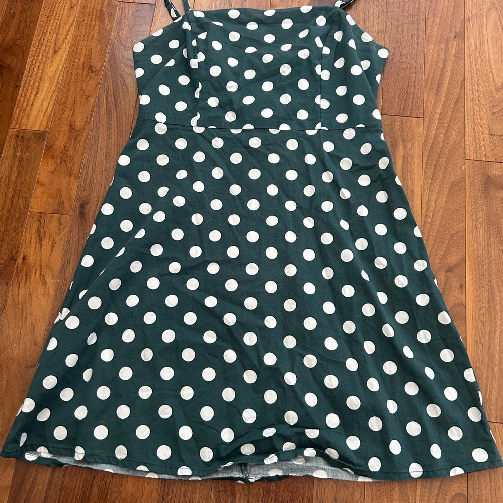 Green Polka Dot Dress